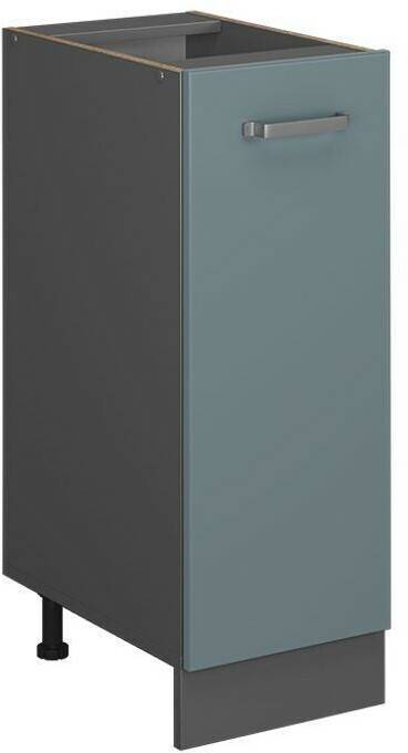 Mobili da cucina Livinity Apothecary cabinet R-Line, 30 cm without worktop, blue-gray/anthracite