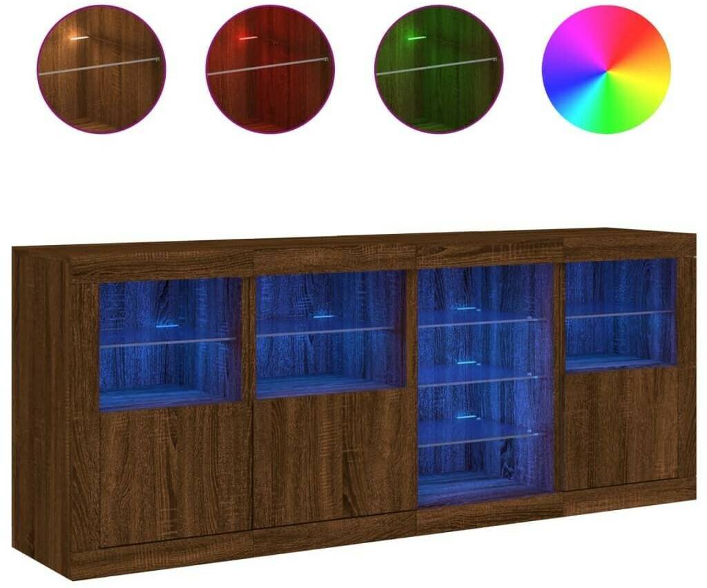 Cassettiere vidaXL Sideboard with LED lights 164x67cm (3209057)