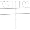 vidaXL Headboard metal 160cm (355547) Letti