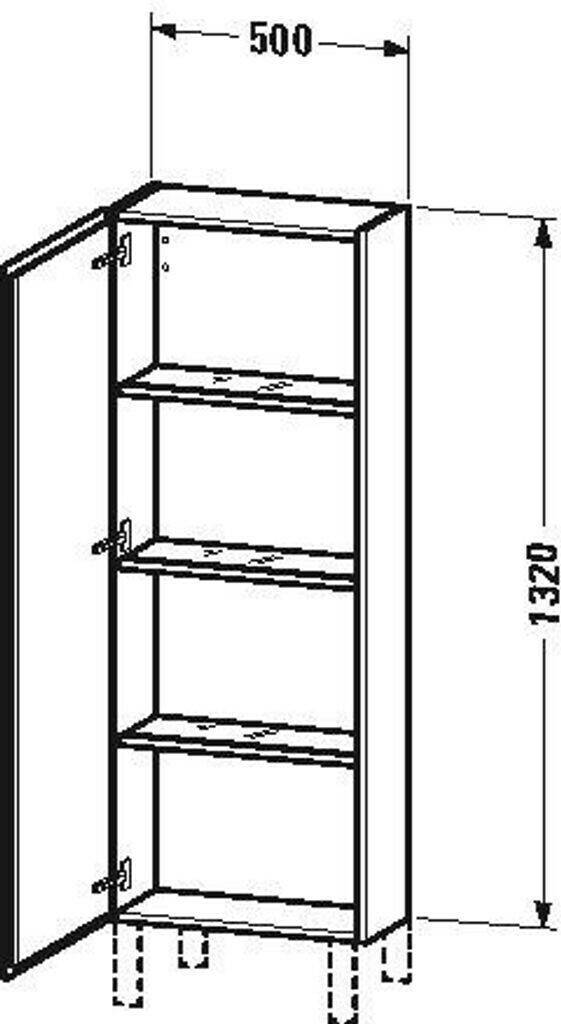 Mobili da bagno Duravit ME by Starck Halb Tall Cupboard (LC1169L)LC1169L7272