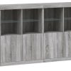 vidaXL Sideboard with LED lights 283x100cm (3209168) Cassettiere