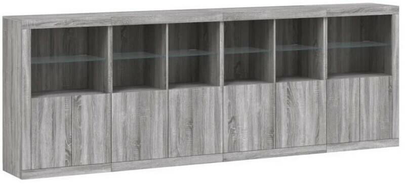 vidaXL Sideboard with LED lights 283x100cm (3209168) Cassettiere