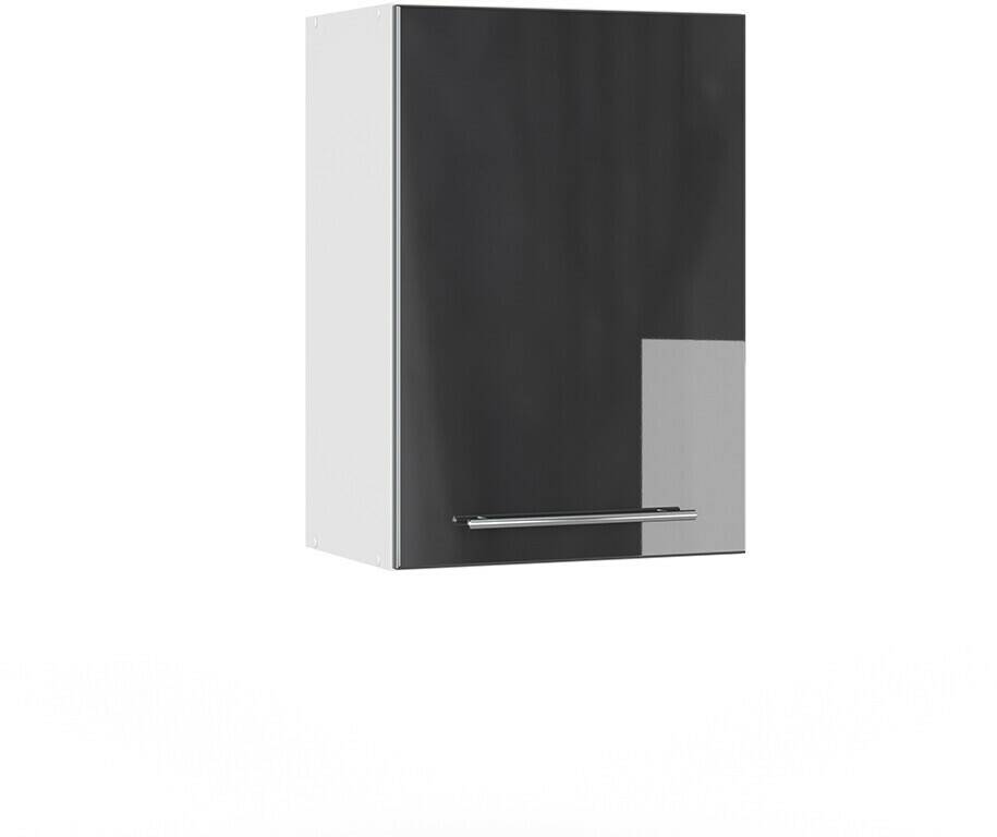 Mobili da cucina VICCO Wall cabinet Fame-Line 50 cm white/anthracite high gloss modern