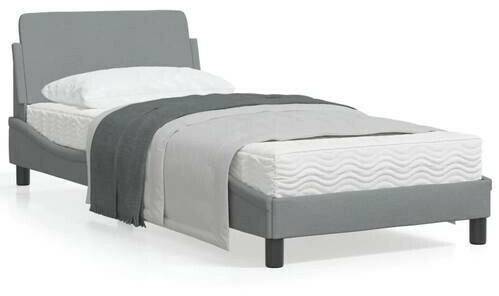 Letti vidaXL Bed frame with headboard fabric 80x200cm (373065)